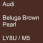 Preview: Audi, Beluga Brown Pearl, LY8U / M5.